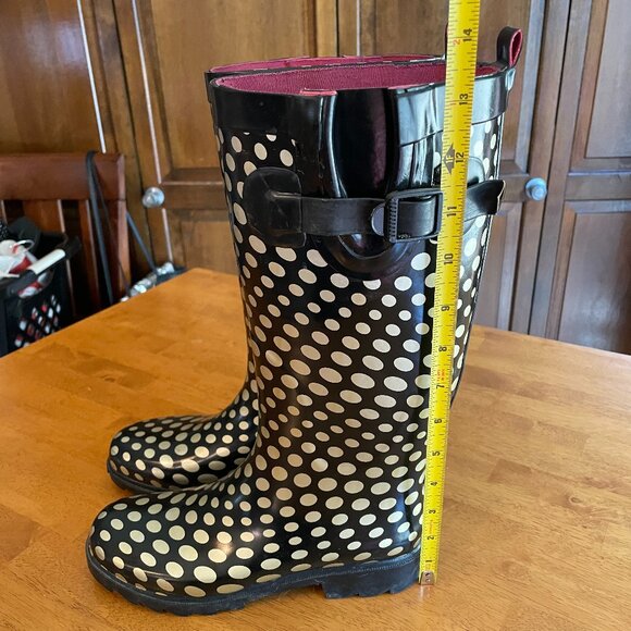 Size 6 Capelli of New York polka dot rain boot - Picture 8 of 11